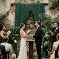 Wedding Arch Draping Fabric Chiffon Fabric – Dark Green