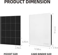 16 Pockets Premium Card Binder 1024 Cards Trading Card Binders Side