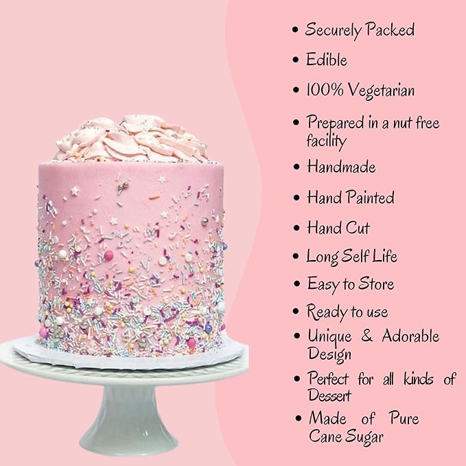 Confect Edible Sprinkles | Navy Blue & Teal Dragees, Green & White Jimmies, Bright Blue Sparkling Sugar | Baking Toppings & Decorations | Sprinkle for Cake & Cupcake Decorating – Vegan, Gluten-Free, Nut-Free, Soy-Free, Dairy-Free, Palm Oil-Free-5 Oz