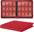 Premium Card Binder 12 Pocket for 720 Pockets Trading Card Binder, PU Zipper Card Collection Album, Sturdy Side-Loading Card Book Holder for MTG, TCG, Game Cards, Sports Cards