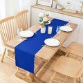 Table Runner 12 X 60 Inch Solid Color Farmhouse Runners, 2 Pack – Blue