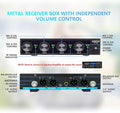 4 Channel Rechargeable Wireless Microphone System