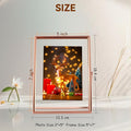 Floating Frame – Rose Gold, Vertical, for Picture 4x6, 5"x7"