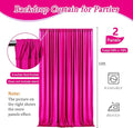 Backdrop Curtain for Partie, 10 X 10 Feet – Rose Red