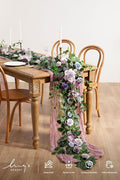 Flower Garland, Sweetheart Table Decor, 6FT Eucalyptus & Rose