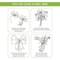 Green 21 Gauge Floral Wire 0.5 Pound Spool