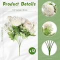 Artificial Flowers Artificial Peonies Silk Flowers Faux Peony Fake
