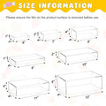 Large Buffet Risers Set 6" to 12" Acrylic Display Box Catering, 7 Pcs