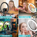 12'' Ring Light with 50'' Extendable Tripod Stand