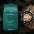 Organic Coffee Beans Medium Roast, Low Acid Single Origin Non-GMO
