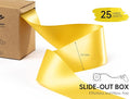 Ribbon Double-Faced Satin Ribbons 25 Yards for Crafts, 2.5 Inch – Yellow