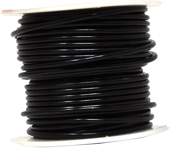 Mandala Crafts 12 Gauge Anodized Aluminum Craft Wire for Jewelry Making - 276 FT Colored Flexible Silver Black Gold Purple Red Kelly Green Wire - Bendable for Bonsai Armature Crafting Sculpting
