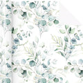 Eucalyptus Leaves Wrapping Paper Roll, 17 Inch X 33 Feet, Mini Roll