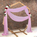 2 Panels Wedding Arch Draping Fabric Chiffon Fabric, 20Ft – Baby Pink