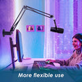 MV7 Wall Mount Boom Arm Stand with Mic Windscreen and Table Mount