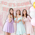Party Decorations Iridescent Foil Fringe Backdrops