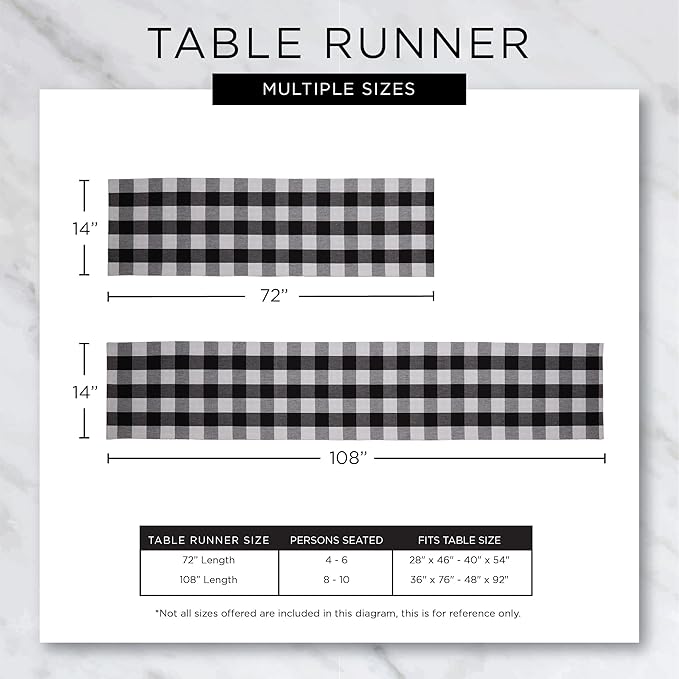 DII Woven Basic Tabletop Collection, Chevron Table Runner, 15x72, Marigold