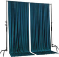AK TRADING CO. IFR Polyester Backdrop Drapes Curtains, 10 Feet X 8 Feet