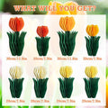 Flower Honeycomb Decoration Tulip Honeycomb Decoration Mother's, 8 PCS