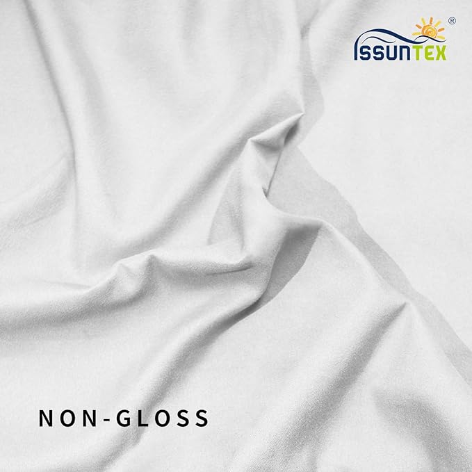 ISSUNTEX 10X20 ft Background Muslin Backdrop, Photo Studio, Collapsible High Density Screen for Video Photography and Television-White