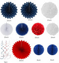 Fourth-4th of July Memorial-Day Party-Decorations, 31pcs Red-Blue