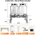 2 Gallon Drink Dispensers for Parties
