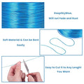 20 Gauge Colored Aluminum Craft Wire, 770FT, Deep Sky Blue Floral