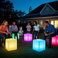 20-inch LED Lighted Cube Table