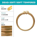 The Beadsmith Wire Elements Craft Wire, Tarnish Resistant