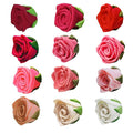 Edible Cake Toppers: 12 Sugar Roses, 1.5 Inch, Multiple Colors