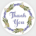Custom Stickers for Weddings, Birthdays & Businesses - Personalized Labels with Your Logo - Waterproof, Fade and Heat Resistant - Pack of 100-1000 (Wreath O, 1.5 Inch)