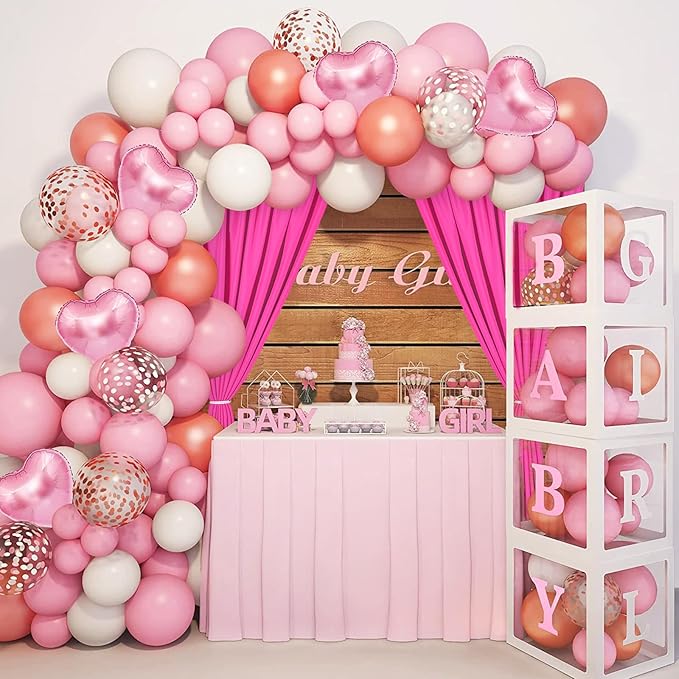 DWCN 10x10 FT Fuchsia Backdrop Curtains for Parties, Photography Backdrop Drapes with Rod Pockets for Wedding Decorations Stage Birthday Family Gatherings, 2 Panels 5ft x 10ft