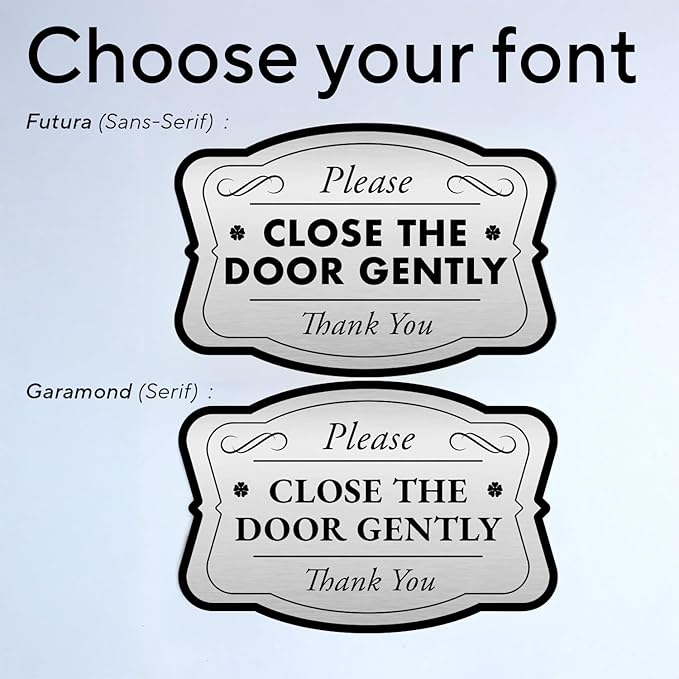 SPEEDYORDERS Custom Metal Signs, Personalized Aluminum Signs, 36x24 In, Brushed Silver, Words & Quotes, Home Decor, Business Signage