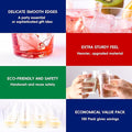 Clear Disposable Heavy-Duty Plastic Cups, 12 oz, 100 Count