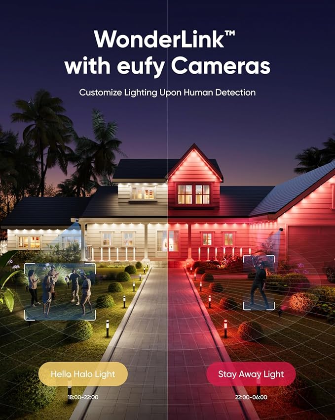String Lights, 100 Ft Outdoor Smart RGB LED Strand