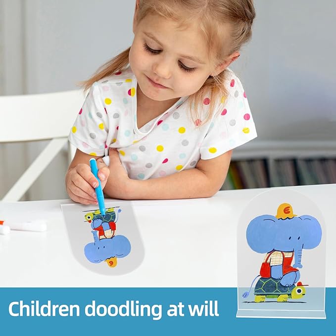 Tabletop Signs: 9 Pack Arched Acrylic 5 x 7 Inch Reusable Blanks