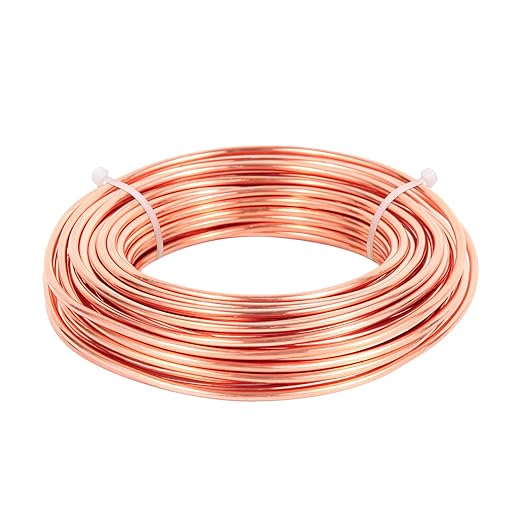 14 Gauge/1.6mm 79 Feet 1 Pound 99.9% Dead Soft Copper Wire for Electroculture Gardening, Jewelry Making, Beading, Science Projects, DIY Artwork