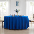 Round Tablecloth 108 Inch Tablecloths Washable, 6 Pack – Royal Blue