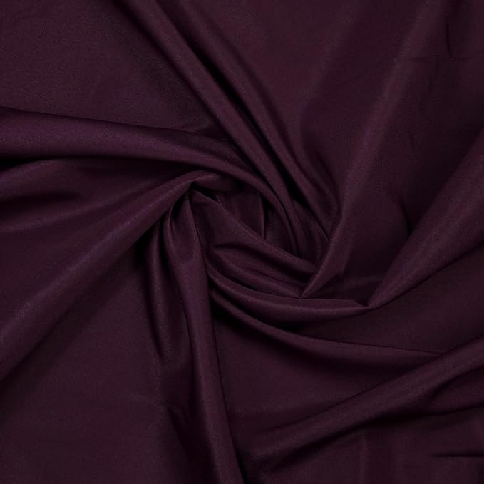 Gee Di Moda Square Tablecloth - 52 x 52 Inch Eggplant Table Cloth for Small Square or Round Tables - Heavy Duty Washable Fabric - for Buffet Table, Holiday Party, Dinner, Wedding & Baby Shower