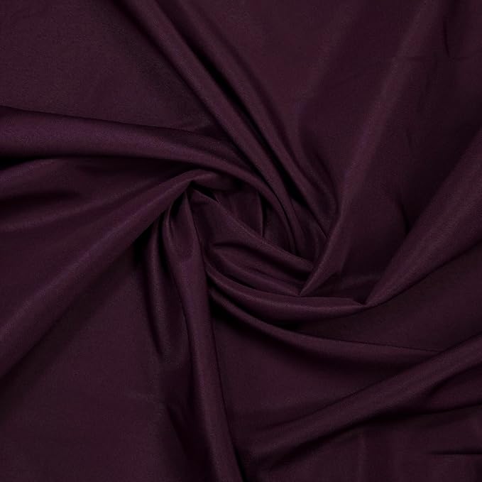 Gee Di Moda Square Tablecloth - 70 x 70 Inch Eggplant Table Cloth for Medium Square or Round Tables - Heavy Duty Washable Fabric - for Buffet Table, Holiday Party, Dinner, Wedding & Baby Shower
