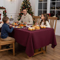 Tablecloths for 6-8 Foot Tables – Burgundy