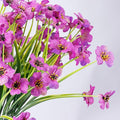 30 Bundles Artificial Flowers Outdoor UV Resistant Fake Flowers