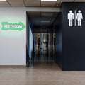 Restroom Arrow Neon Sign for Wall Decoration Right Arrow LED Light