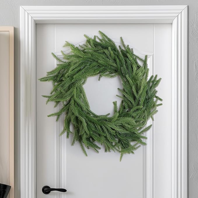 Garlands 2 Pack, 6 Ft Green Artificial Norfolk Pine Christmas Decor