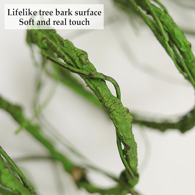 Artificial Tree Vine Garland 118 Inch Green Poseable Ivy Branches