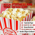 ZEEGO0 100-Pack Popcorn Boxes