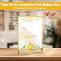 Acrylic Sign Holder 8.5 X 11, 8 Pack