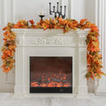 PARTY JOY Leaf Garland, 6PCS – Orange
