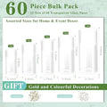 Cylinder Glass Vase for Centerpieces, 60pcs