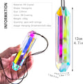 5" Large Crystal Sun Catcher Prisms for Windows, 3 Pack